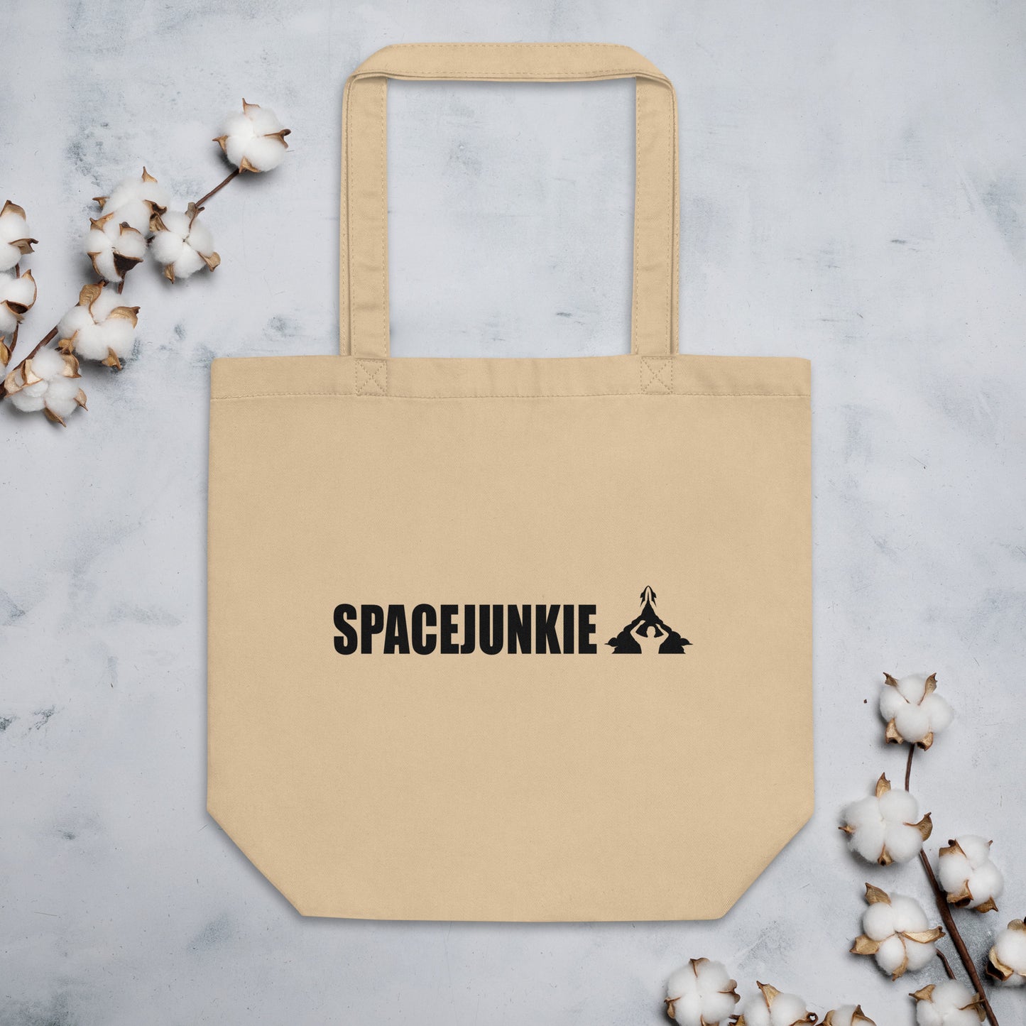 Spacejunkie pamut bevásárlótáska világos