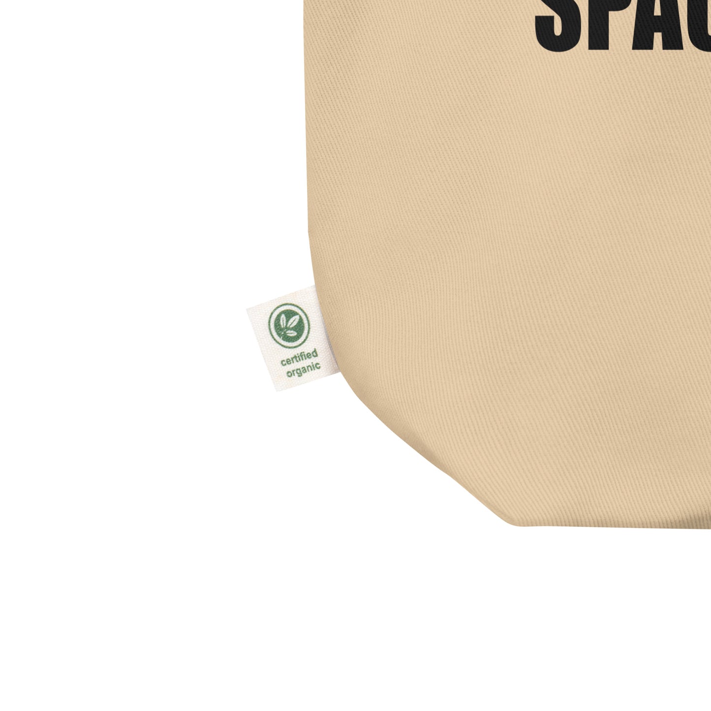 Spacejunkie pamut bevásárlótáska világos