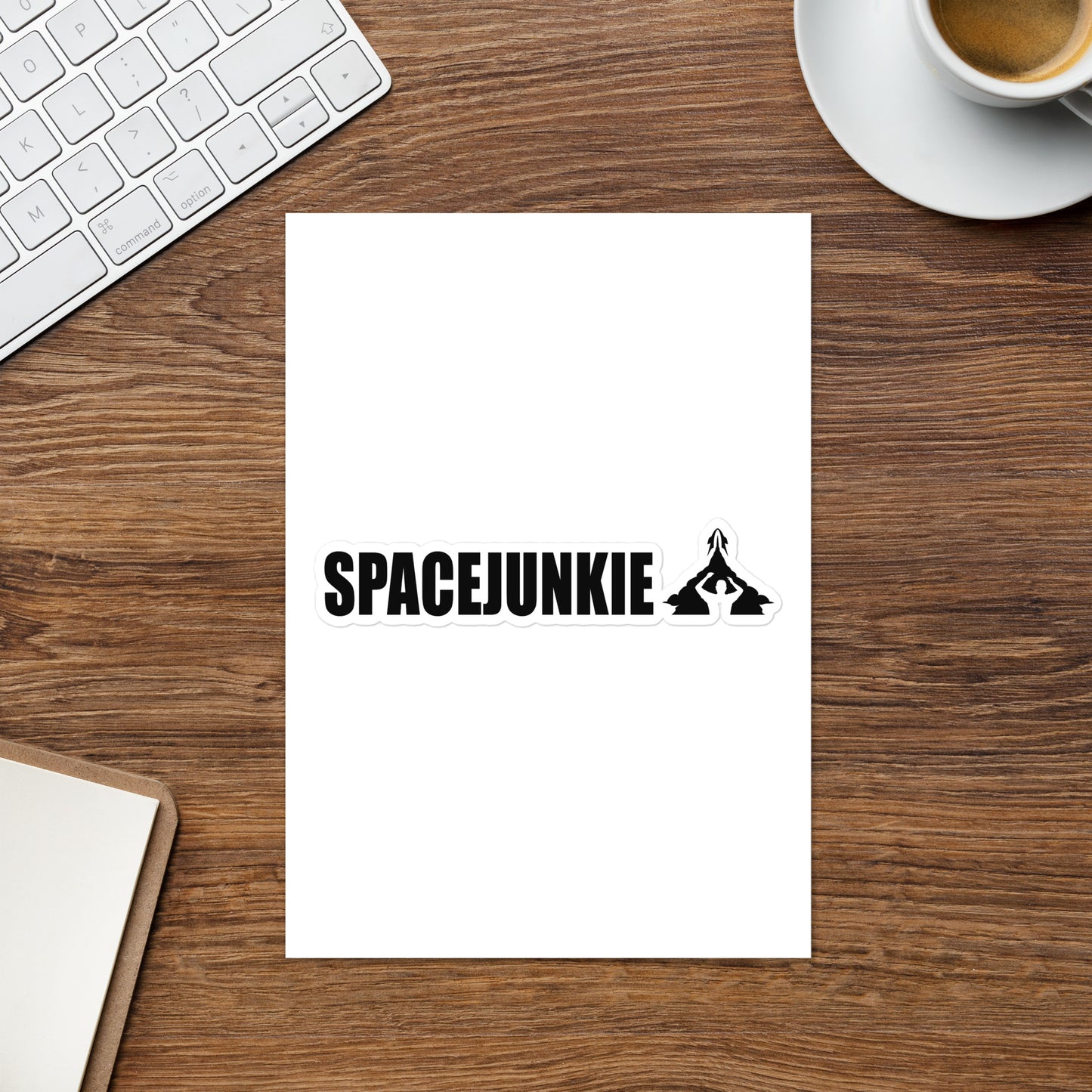 Spacejunkie logó matrica