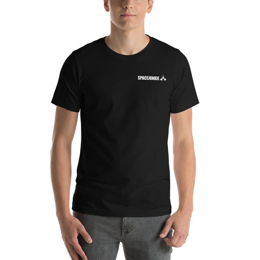 Spacejunkie simple logó férfi póló sötét