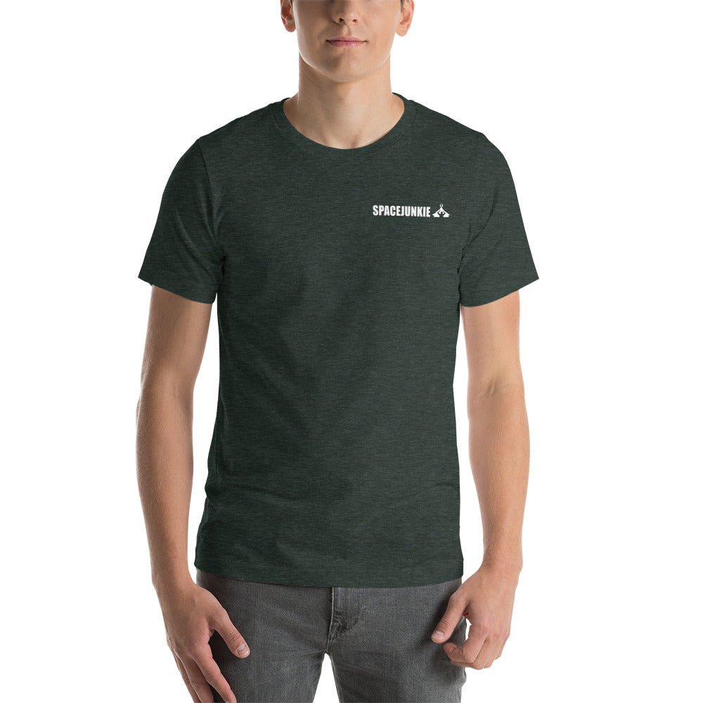 Spacejunkie simple logó férfi póló sötét