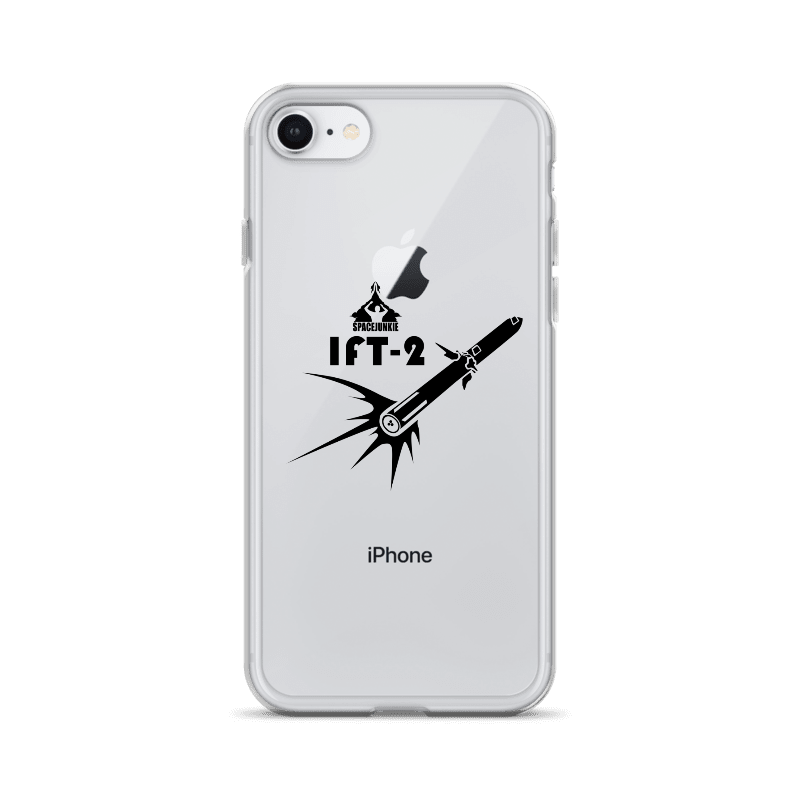 Starship IFT-2 átlátszó tok - iPhone® 7, 8, SE, X, XS, XR, 11, 11 Pro, 11 Pro Max, 12, 12 Mini, 12 Pro, 12 Pro Max, 13, 13 Mini, 13 Pro, 13 Pro Max, 14, 14 Mini, 14 Pro, 14 Pro Max